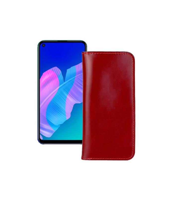 Портмоне з шкіри для телефону Huawei P40 lite E