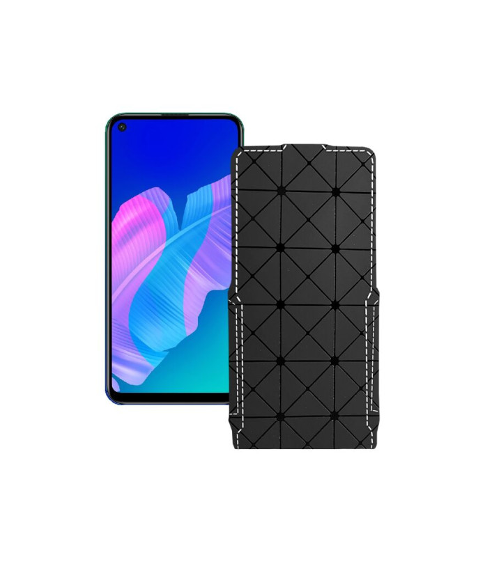 Чохол-флип з екошкіри для телефону Huawei P40 lite E