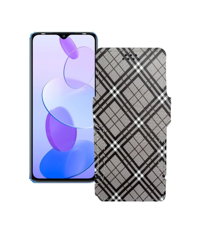 Чохол-книжка з екошкіри для телефону Infinix Smart 6 Plus
