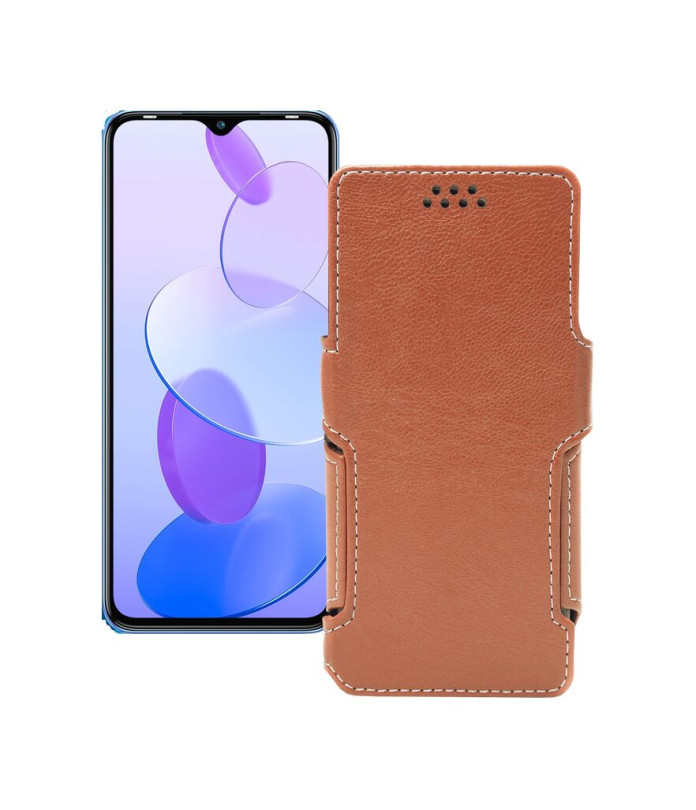 Чохол-книжка з екошкіри для телефону Infinix Smart 6 Plus