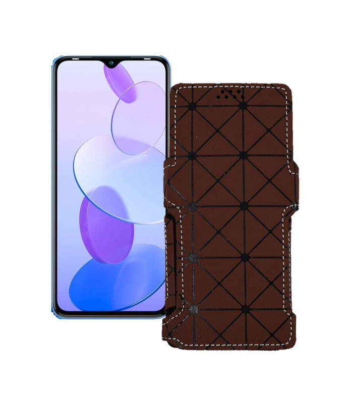 Чохол-книжка з екошкіри для телефону Infinix Smart 6 Plus