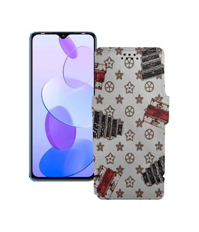 Чохол-книжка з екошкіри для телефону Infinix Smart 6 Plus