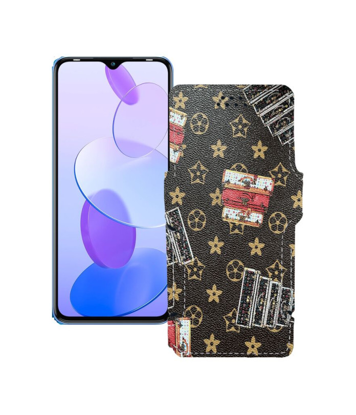 Чохол-книжка з екошкіри для телефону Infinix Smart 6 Plus