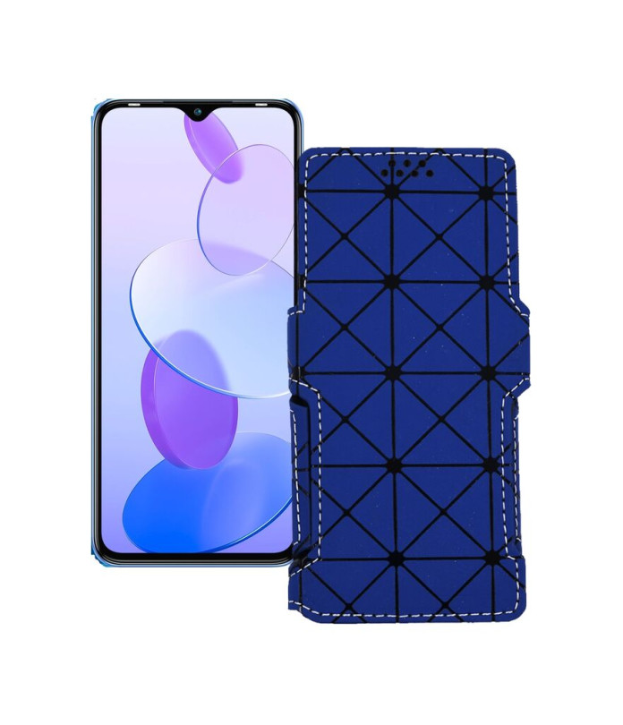 Чохол-книжка з екошкіри для телефону Infinix Smart 6 Plus