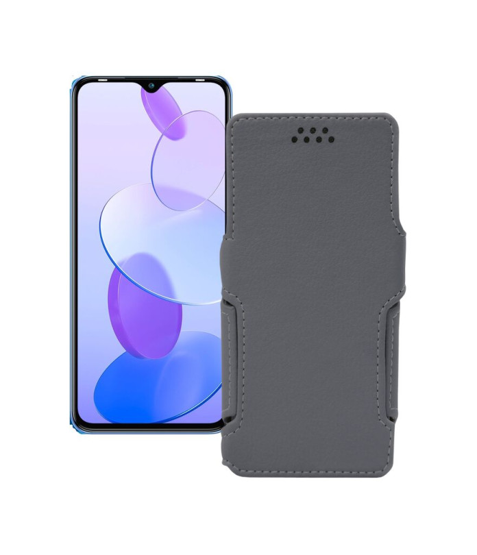 Чохол-книжка з екошкіри для телефону Infinix Smart 6 Plus