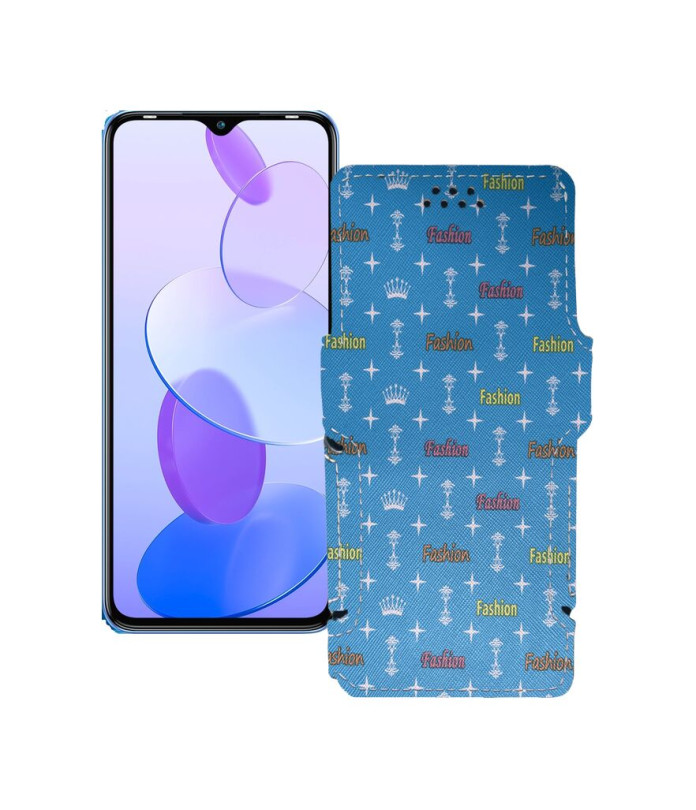 Чохол-книжка з екошкіри для телефону Infinix Smart 6 Plus