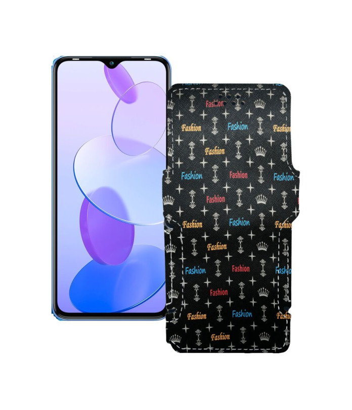 Чохол-книжка з екошкіри для телефону Infinix Smart 6 Plus