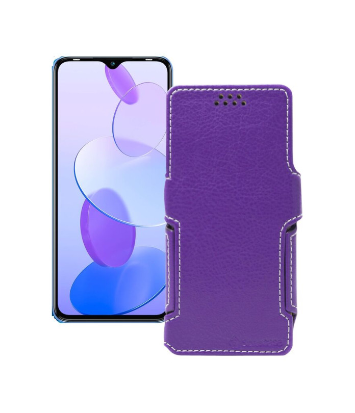 Чохол-книжка з екошкіри для телефону Infinix Smart 6 Plus