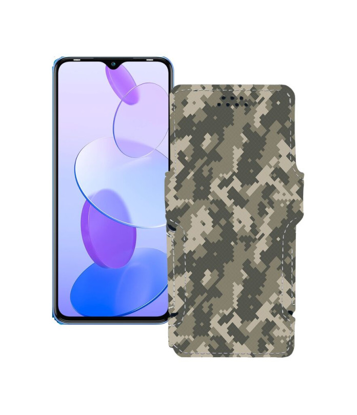 Чохол-книжка з екошкіри для телефону Infinix Smart 6 Plus