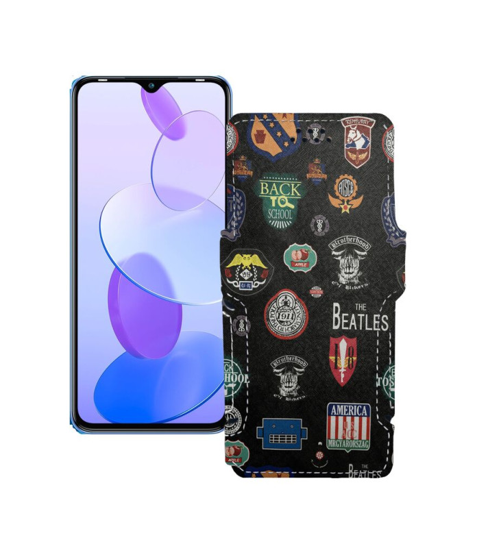 Чохол-книжка з екошкіри для телефону Infinix Smart 6 Plus