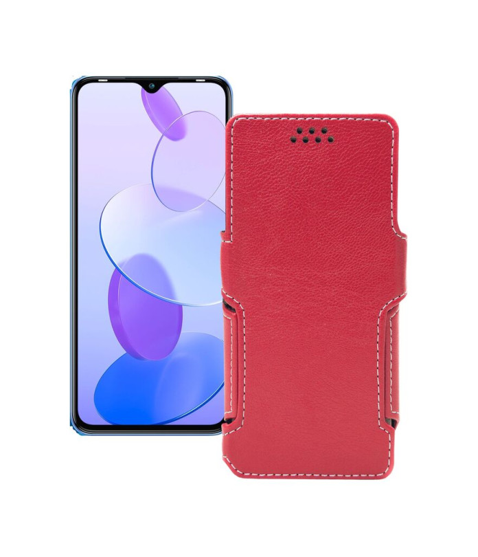 Чохол-книжка з екошкіри для телефону Infinix Smart 6 Plus