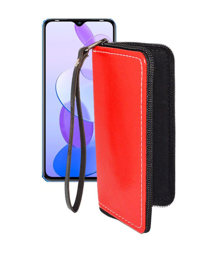 Чохол-гаманець з екошкіри для телефону Infinix Smart 6 Plus