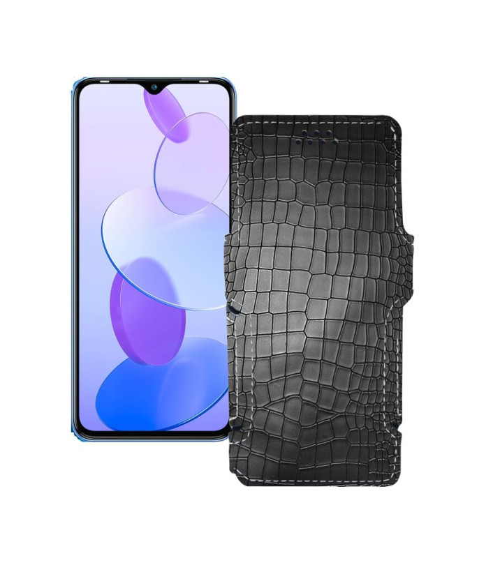 Чохол-книжка з екошкіри для телефону Infinix Smart 6 Plus