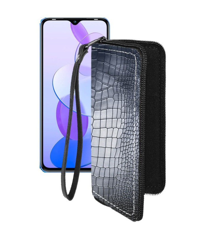 Чохол-гаманець з екошкіри для телефону Infinix Smart 6 Plus