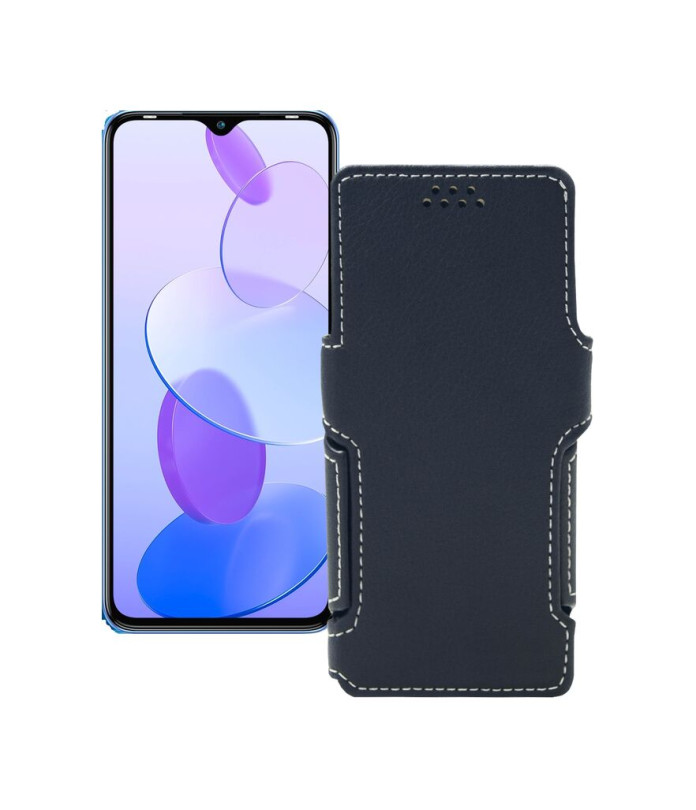 Чохол-книжка з екошкіри для телефону Infinix Smart 6 Plus