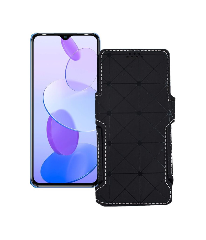 Чохол-книжка з екошкіри для телефону Infinix Smart 6 Plus