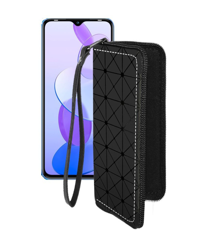 Чохол-гаманець з екошкіри для телефону Infinix Smart 6 Plus