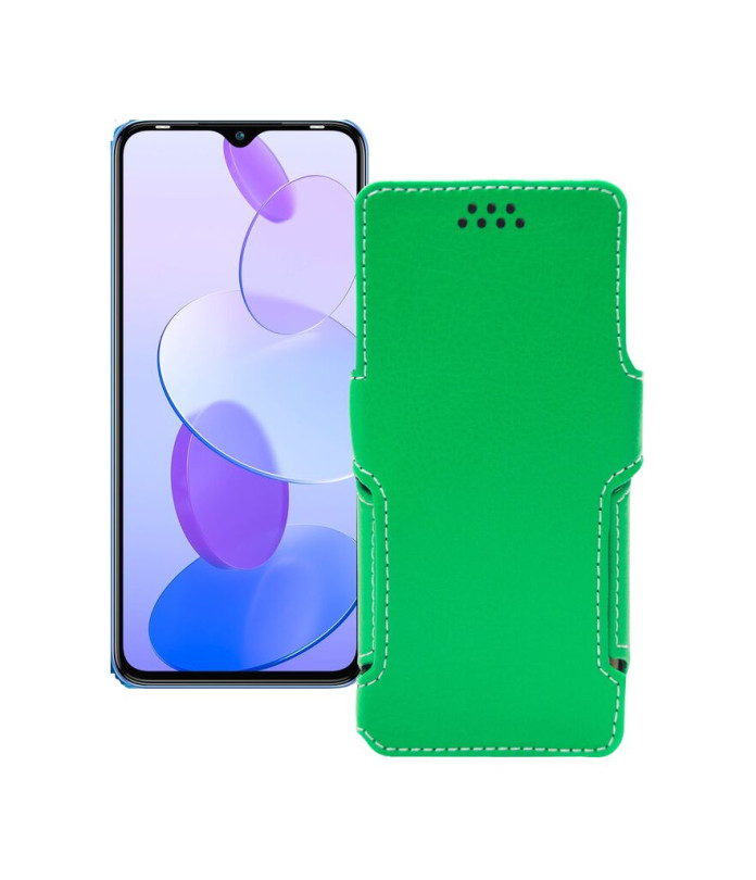 Чохол-книжка з екошкіри для телефону Infinix Smart 6 Plus