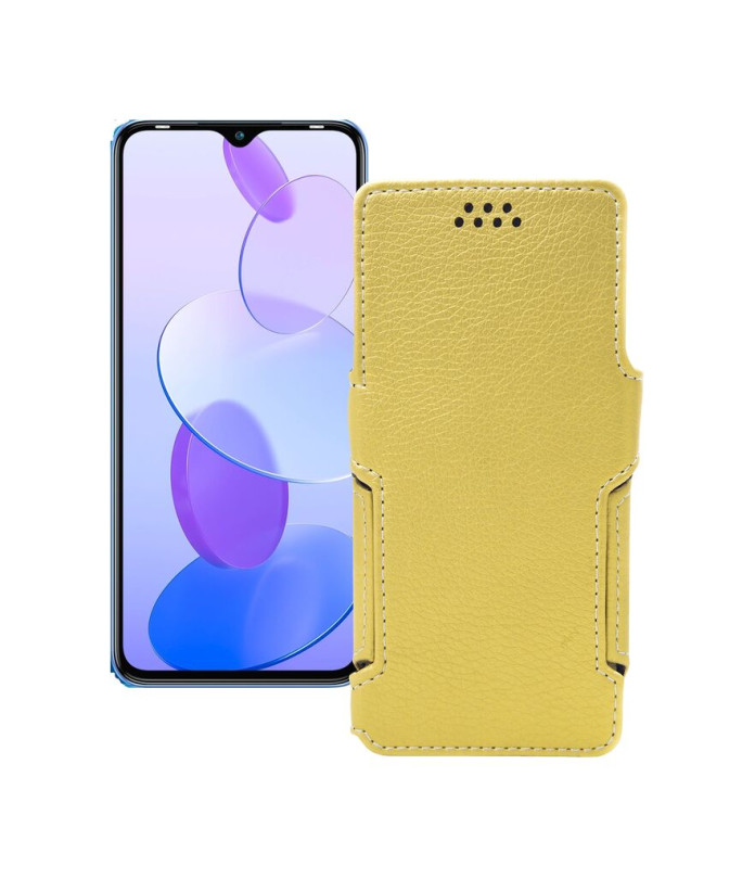 Чохол-книжка з екошкіри для телефону Infinix Smart 6 Plus