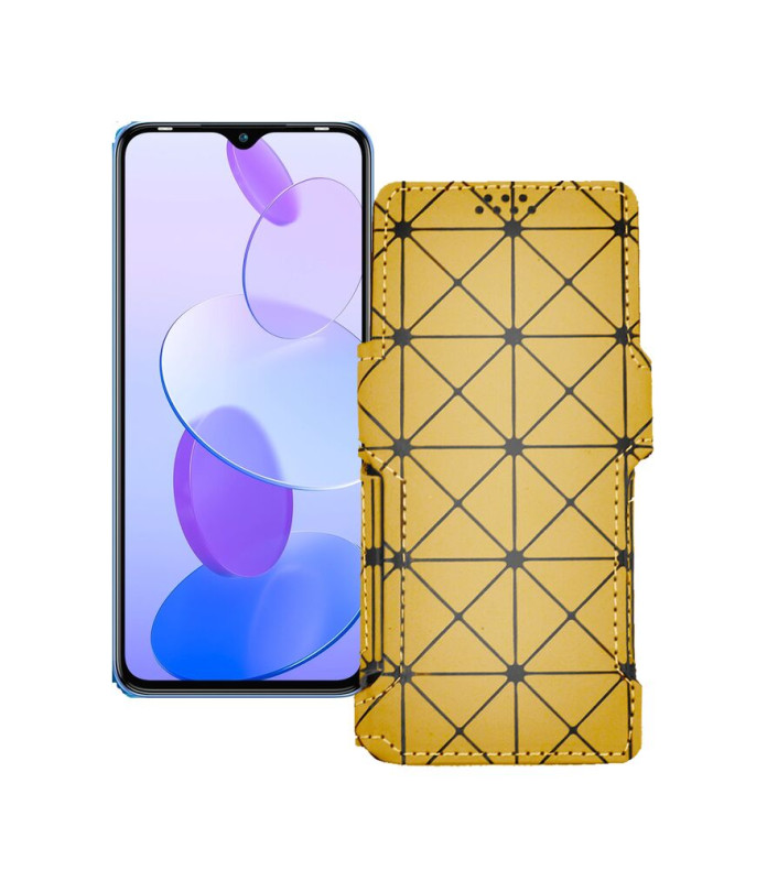 Чохол-книжка з екошкіри для телефону Infinix Smart 6 Plus