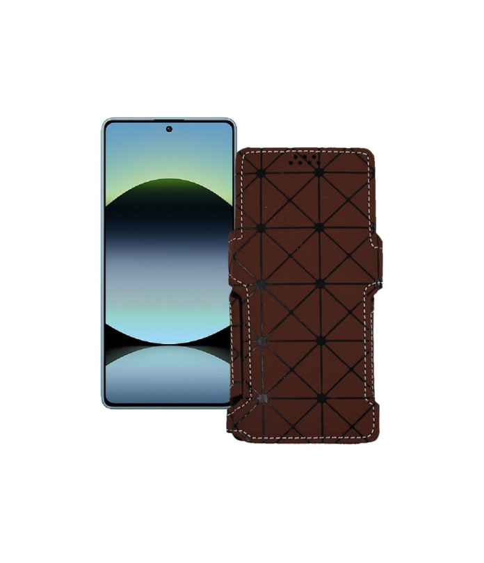 Чохол-книжка з екошкіри для телефону Xiaomi Redmi Note 14S