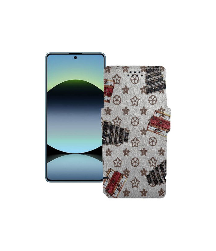 Чохол-книжка з екошкіри для телефону Xiaomi Redmi Note 14S