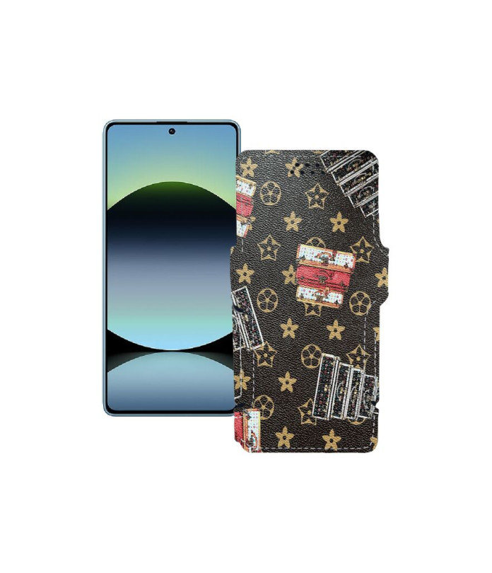 Чохол-книжка з екошкіри для телефону Xiaomi Redmi Note 14S