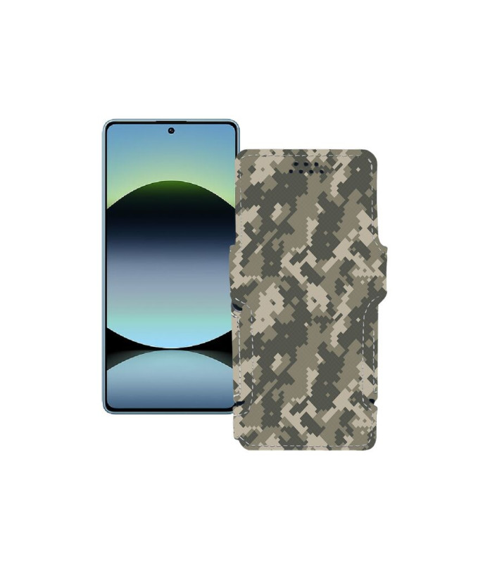 Чохол-книжка з екошкіри для телефону Xiaomi Redmi Note 14S