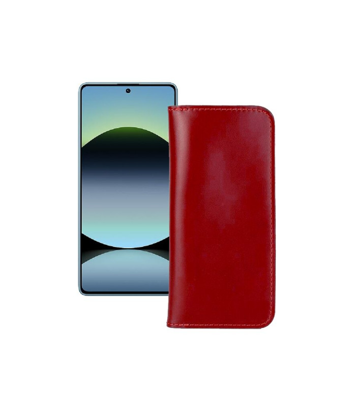 Портмоне з шкіри для телефону Xiaomi Redmi Note 14S