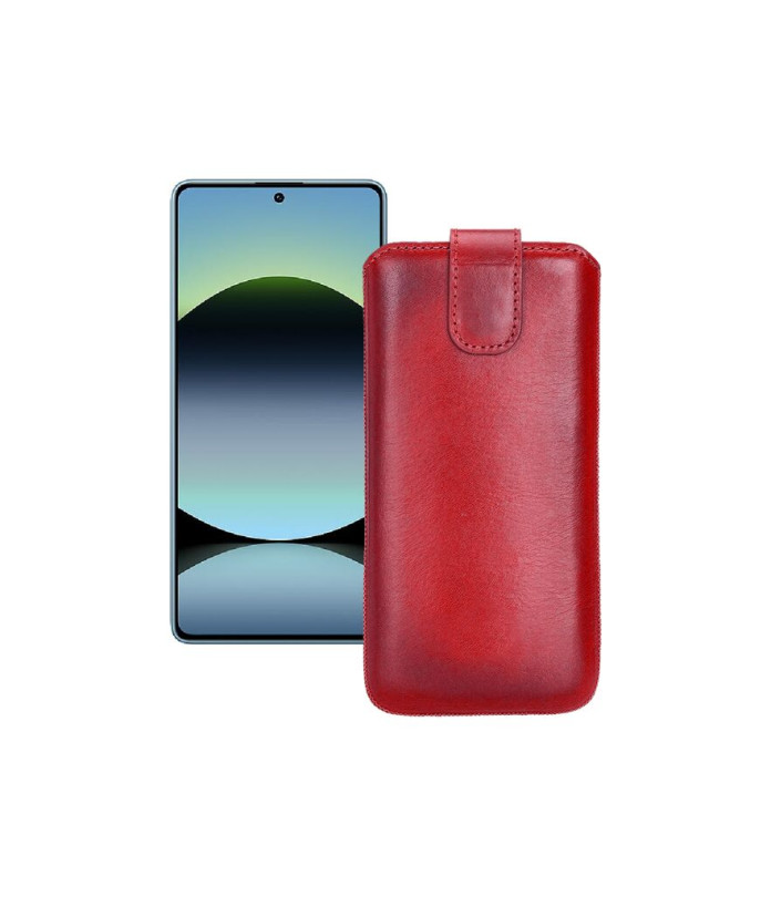 Витяжка з екошкіри для телефону Xiaomi Redmi Note 14S