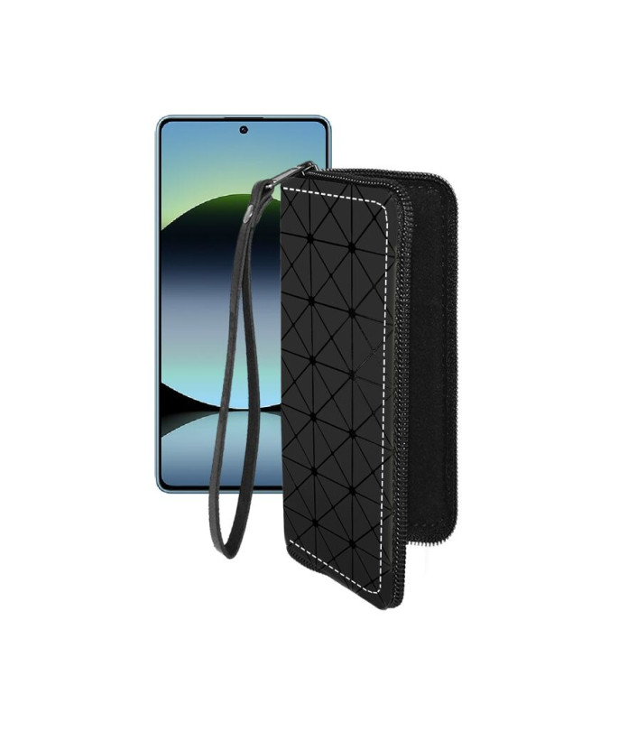 Чохол-гаманець з екошкіри для телефону Xiaomi Redmi Note 14S