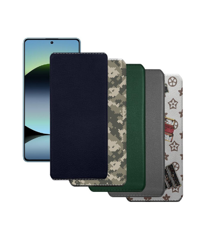 Накладка з екошкіри для телефону Xiaomi Redmi Note 14S