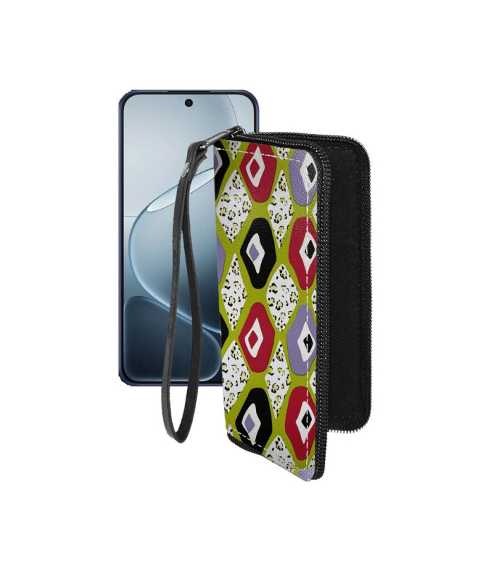 Чохол-гаманець з екошкіри для телефону OPPO A6 Pro