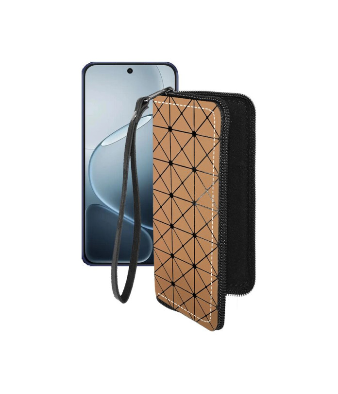 Чохол-гаманець з екошкіри для телефону OPPO A6 Pro