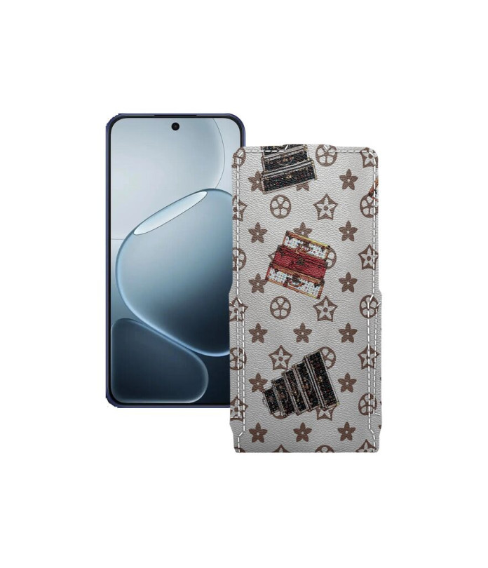 Чохол-флип з екошкіри для телефону OPPO A6 Pro