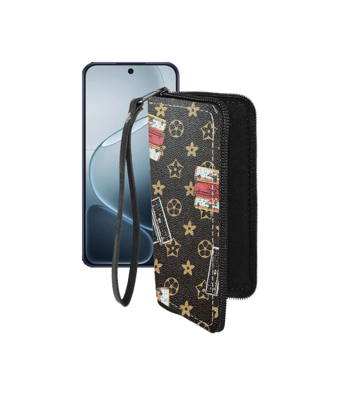 Чохол-гаманець з екошкіри для телефону OPPO A6 Pro