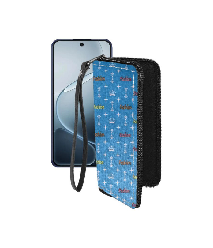 Чохол-гаманець з екошкіри для телефону OPPO A6 Pro