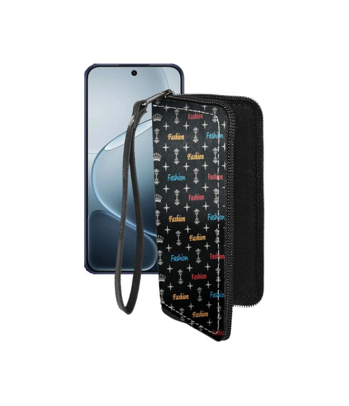 Чохол-гаманець з екошкіри для телефону OPPO A6 Pro