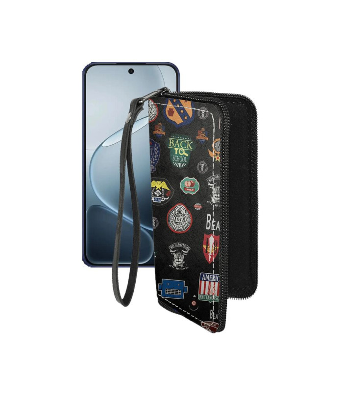 Чохол-гаманець з екошкіри для телефону OPPO A6 Pro