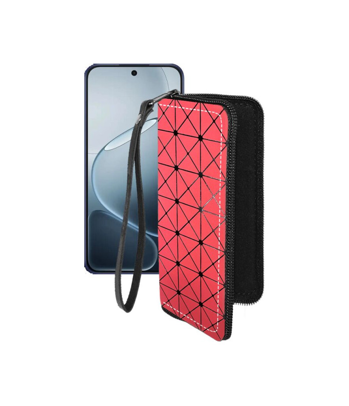 Чохол-гаманець з екошкіри для телефону OPPO A6 Pro