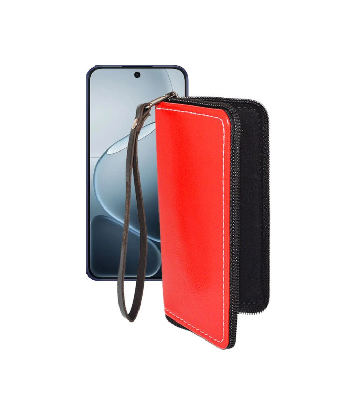 Чохол-гаманець з екошкіри для телефону OPPO A6 Pro