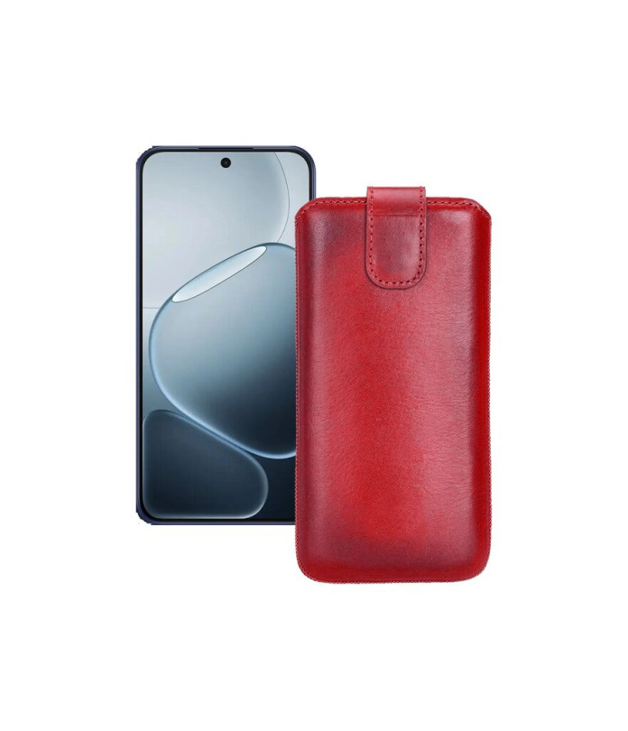 Витяжка з екошкіри для телефону OPPO A6 Pro