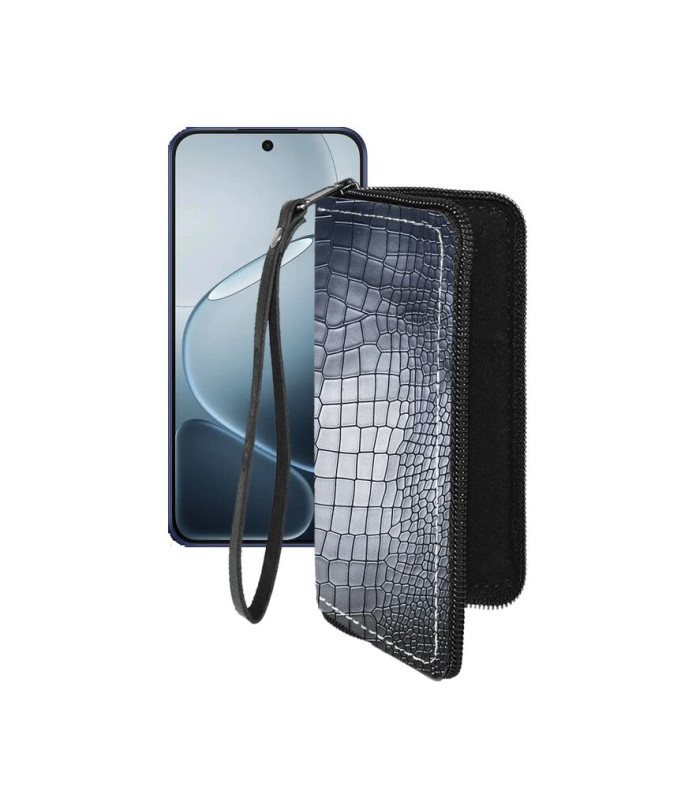 Чохол-гаманець з екошкіри для телефону OPPO A6 Pro