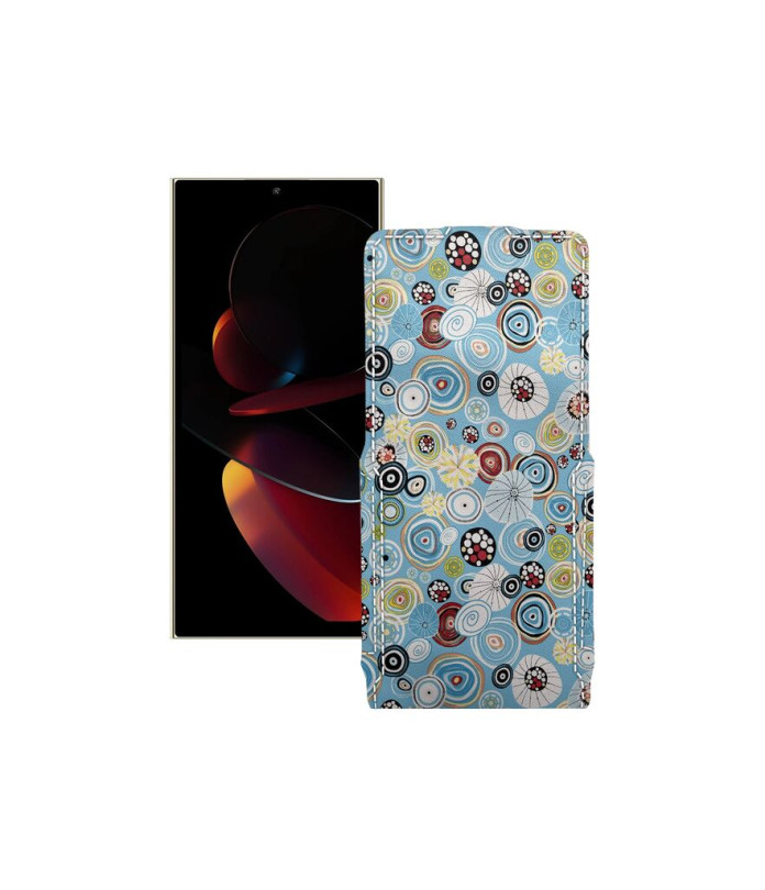 Чохол-флип з екошкіри для телефону Oukitel C61
