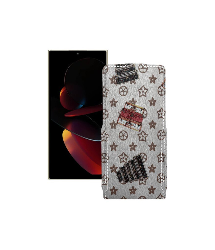 Чохол-флип з екошкіри для телефону Oukitel C61