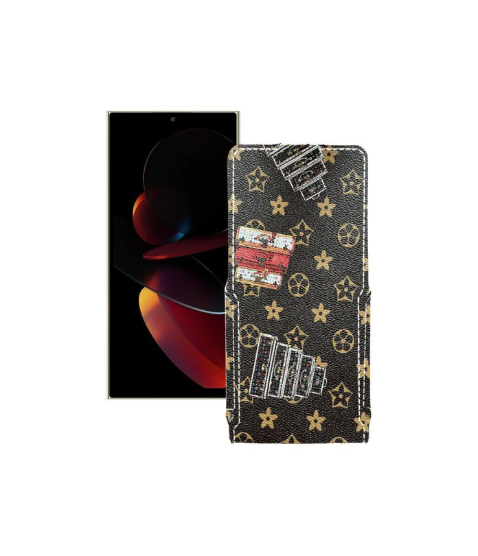Чохол-флип з екошкіри для телефону Oukitel C61