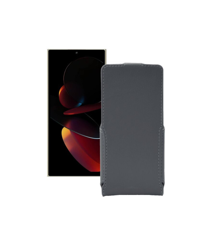 Чохол-флип з екошкіри для телефону Oukitel C61