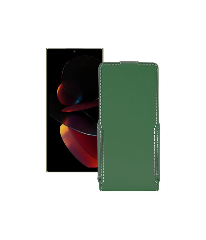 Чохол-флип з екошкіри для телефону Oukitel C61