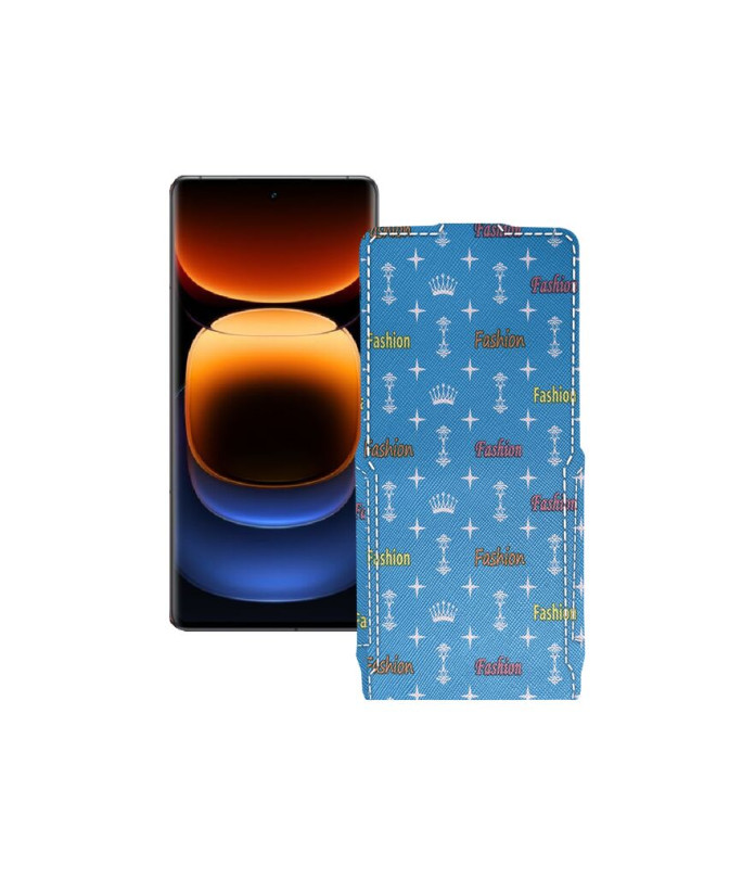 Чохол-флип з екошкіри для телефону Vivo IQOO 12 Pro 5G