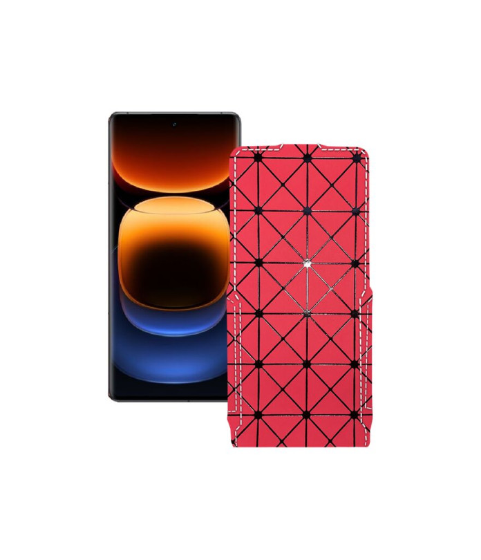 Чохол-флип з екошкіри для телефону Vivo IQOO 12 Pro 5G